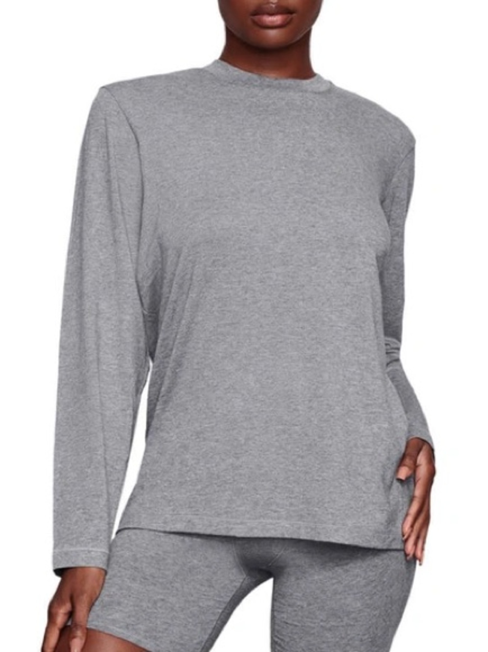 Skims Boyfriend Long Sleeve Tee
